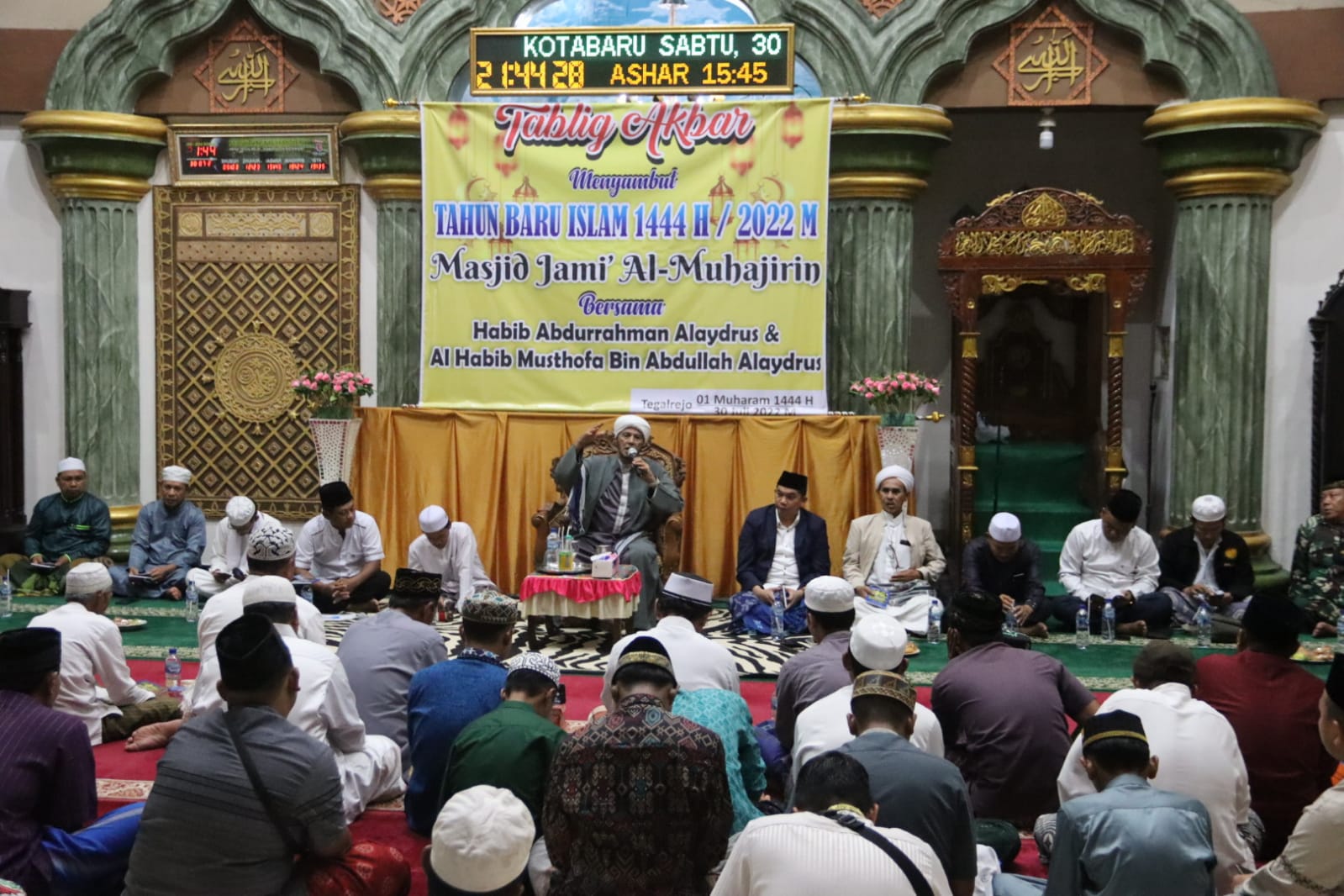 Wakil Bupati Kotabaru Hadiri Peringatan 1 Muharram 1444 H di Mesjid Jami Al Muhajirin