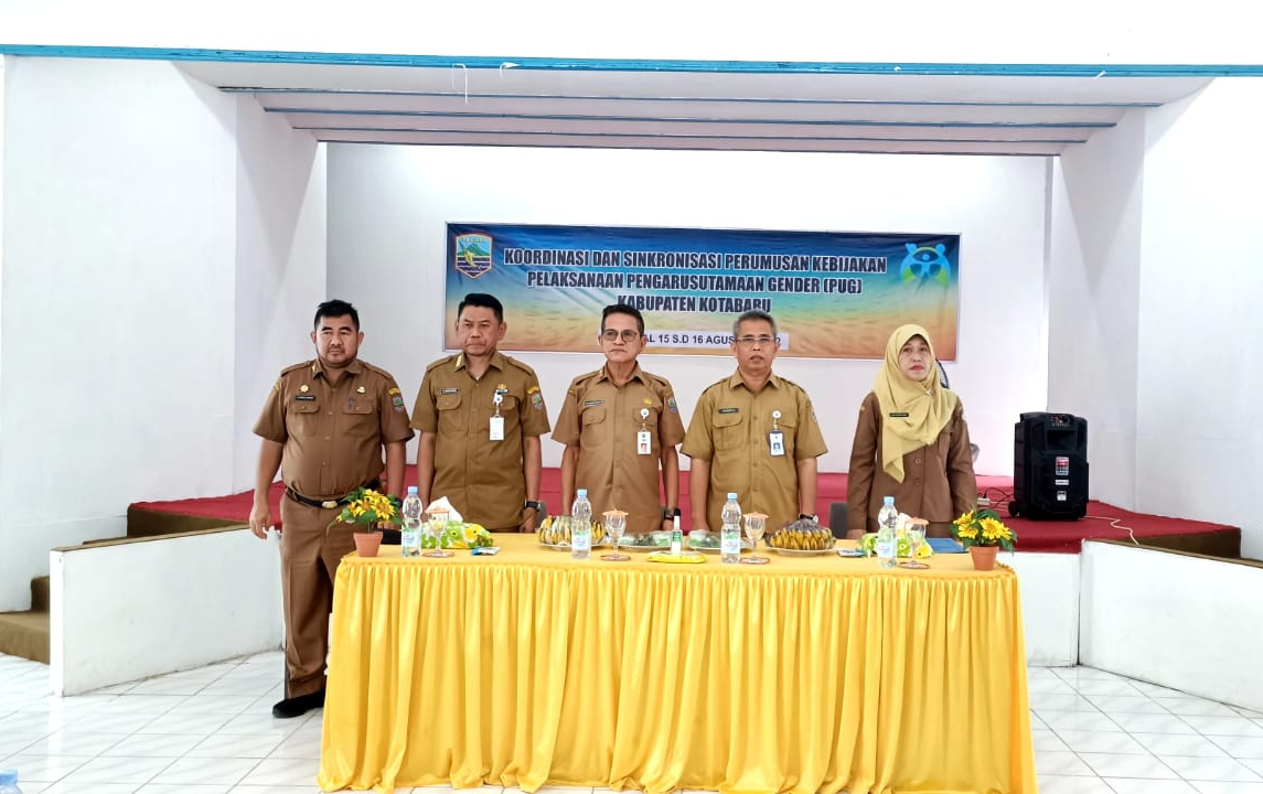 Pemerintah Kabupaten Kotabaru Gelar Koordinasi Sinkronisasi  Pelaksanaan Pengarusutamaan Gender (PUG)