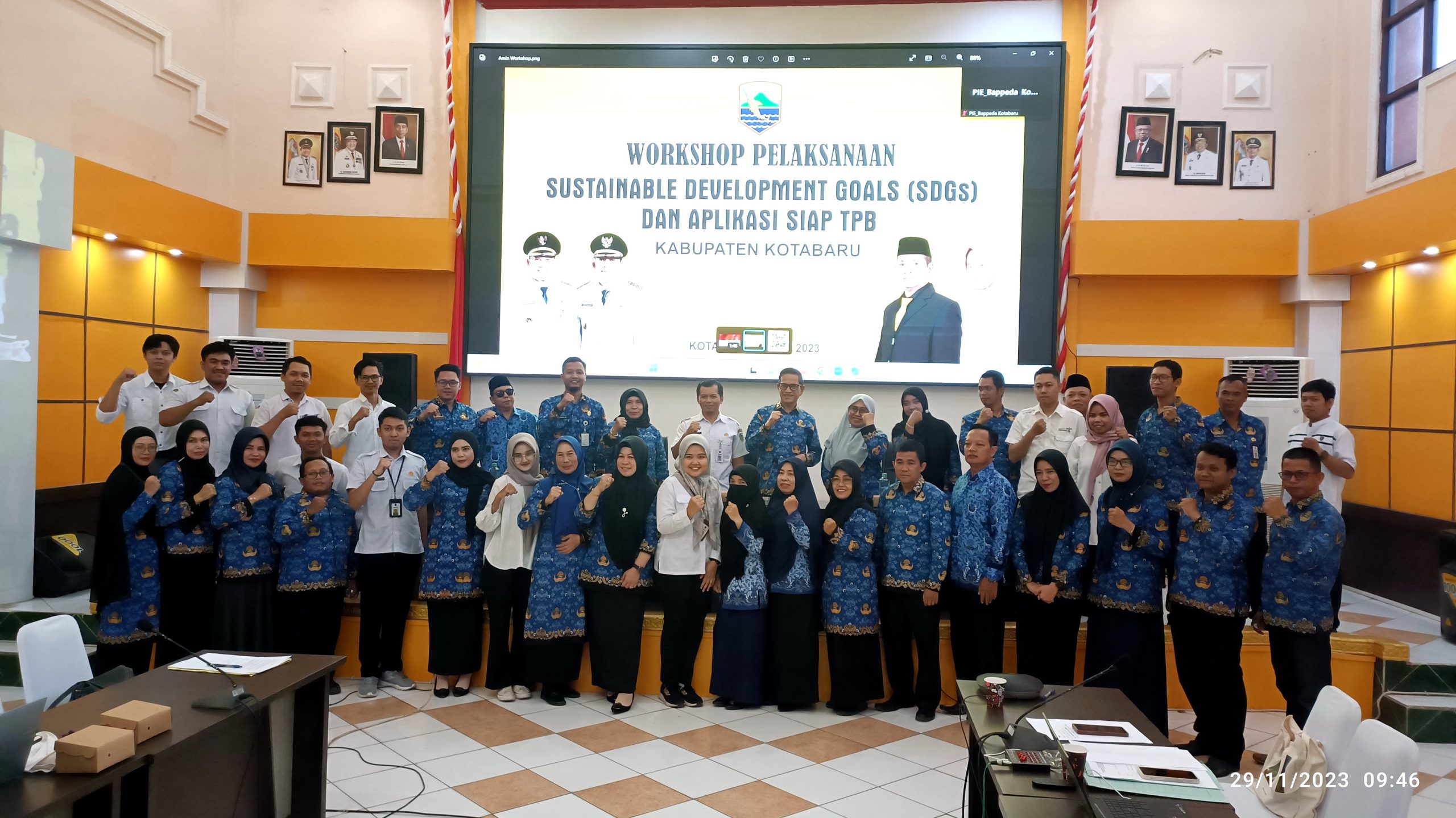 Sekretaris Daerah Kotabaru Buka  Workshop SDGs/TPB